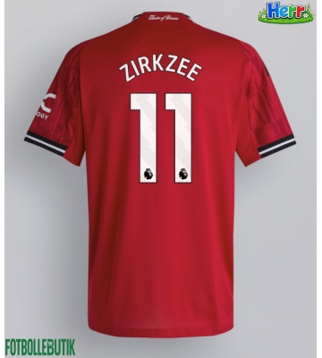 Manchester United Joshua Zirkzee #11 Hemmatröja 2025-26 Kortärmad